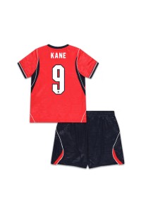 Englanti Harry Kane #9 Jalkapallovaatteet Lasten Vieraspeliasu MM-kisat 2026 Lyhythihainen (+ Lyhyet housut)